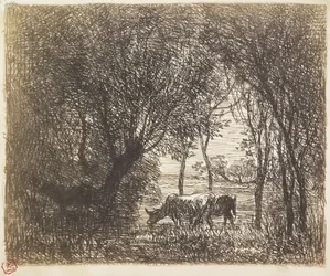 Kühe im Wald, 1862